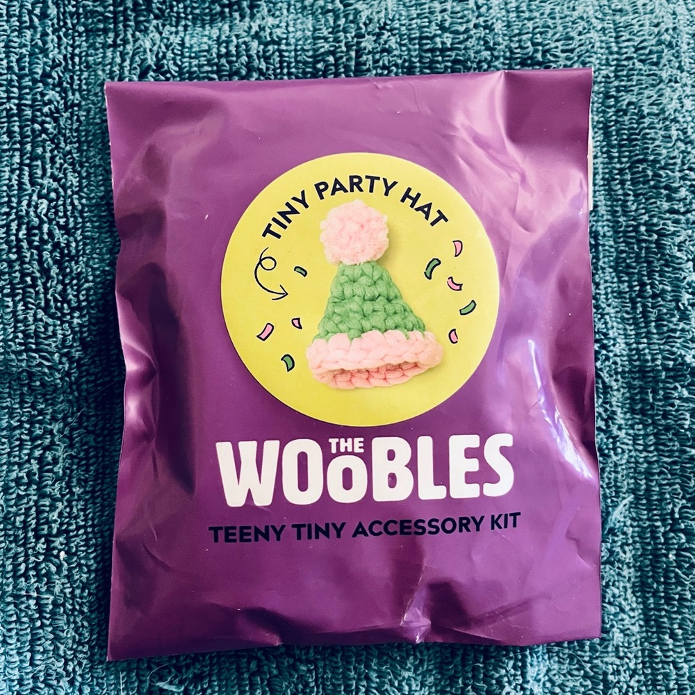 Tiny Party Hat Kit - Green and Pink